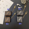 HypedEffects Fendi Monogram Airpod Covers with Gold Chain