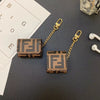 HypedEffects Fendi Monogram Airpod Covers with Gold Chain