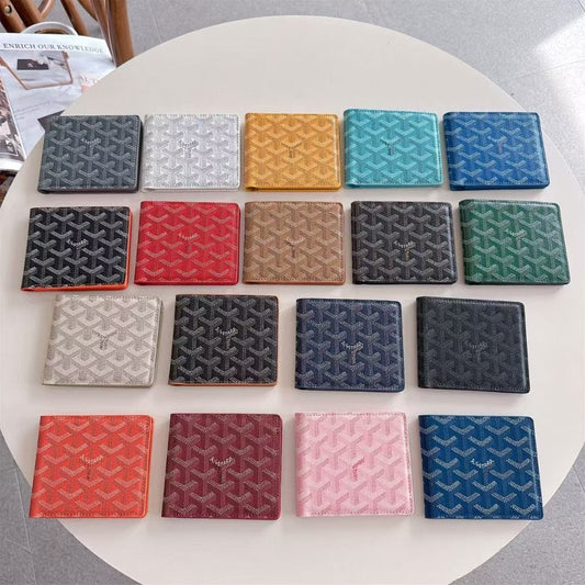 HypedEffects Goyard Monogram Bifold Wallet – Multiple Colors Available