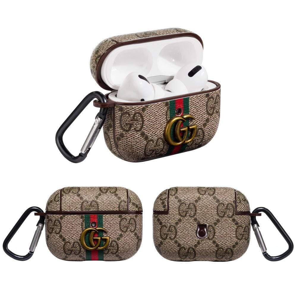 HypedEffects Gucci Airpods Pro Case - Leather Fabric