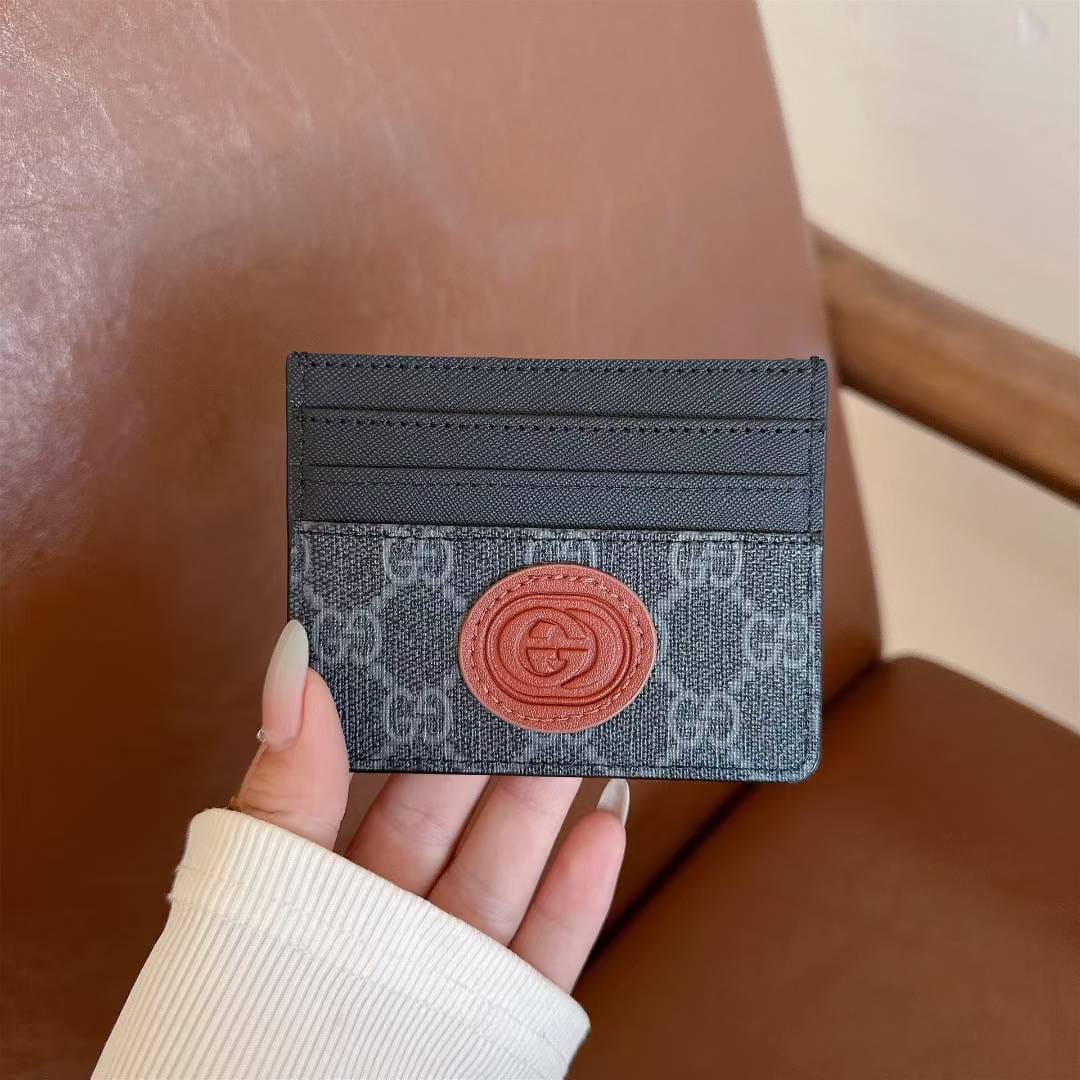 HypedEffects gucci gucci Logo Slim Wallet Card Holder