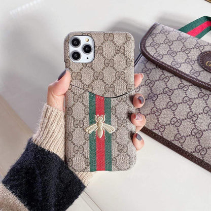 HypedEffects gucci Iphone Cases With Card Pockets
