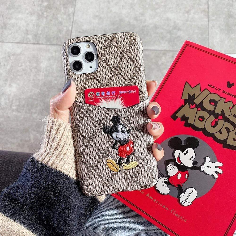 HypedEffects gucci Iphone Cases With Card Pockets