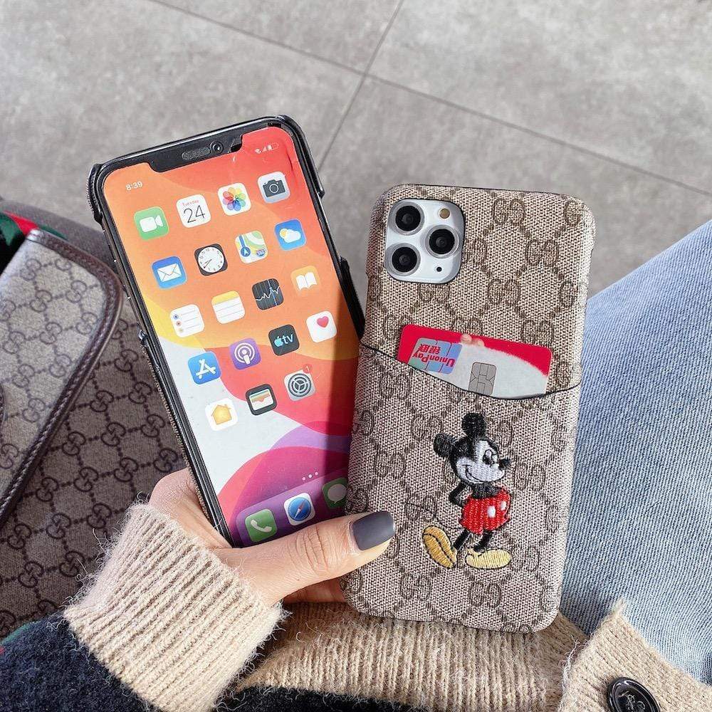 HypedEffects gucci Iphone Cases With Card Pockets