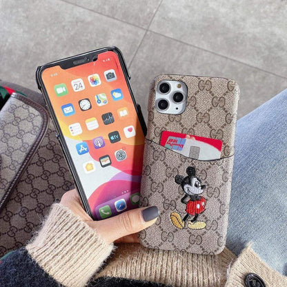 HypedEffects gucci Iphone Cases With Card Pockets
