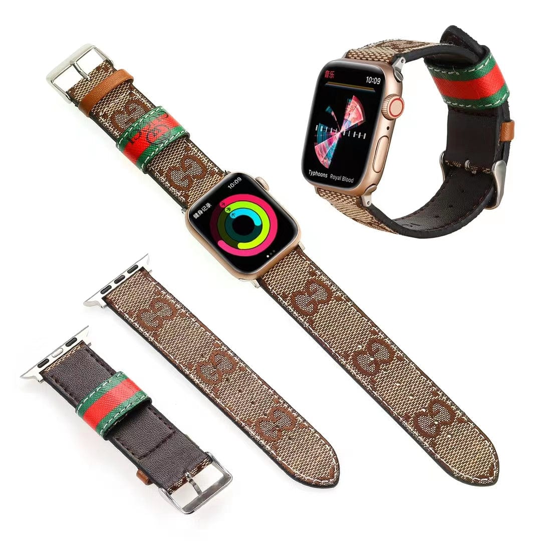 HypedEffects gucci Leather Watch Band 38/40/41/42/44/45/49 mm