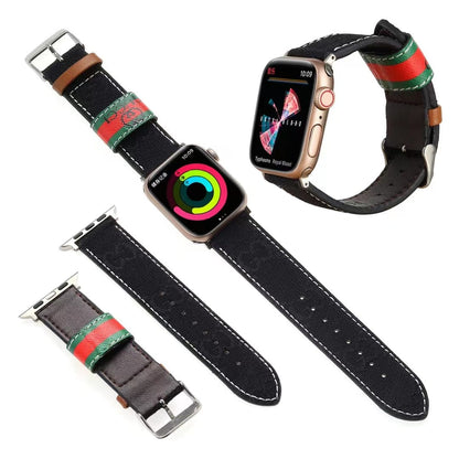 HypedEffects gucci Leather Watch Band 38/40/41/42/44/45/49 mm