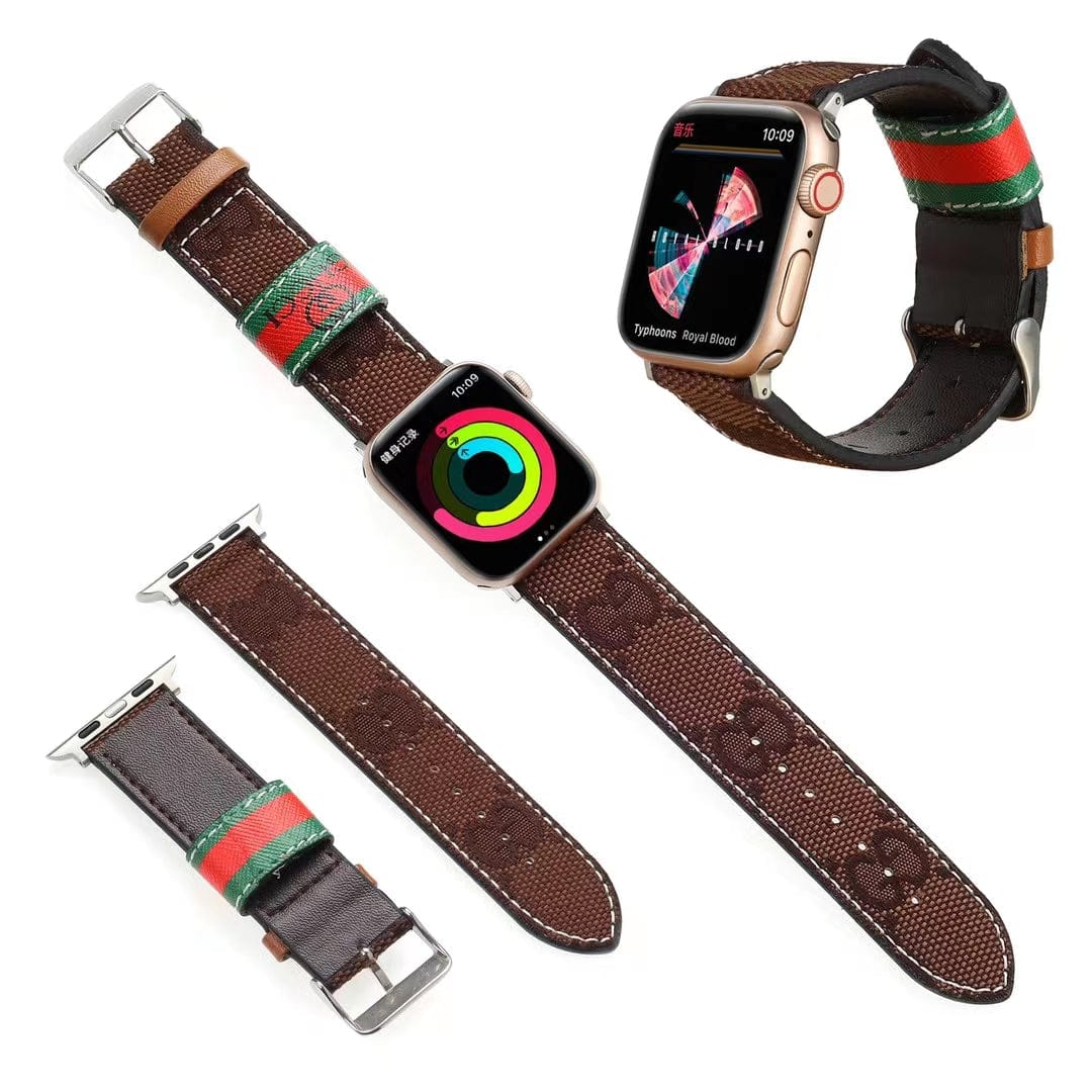 HypedEffects gucci Leather Watch Band 38/40/41/42/44/45/49 mm
