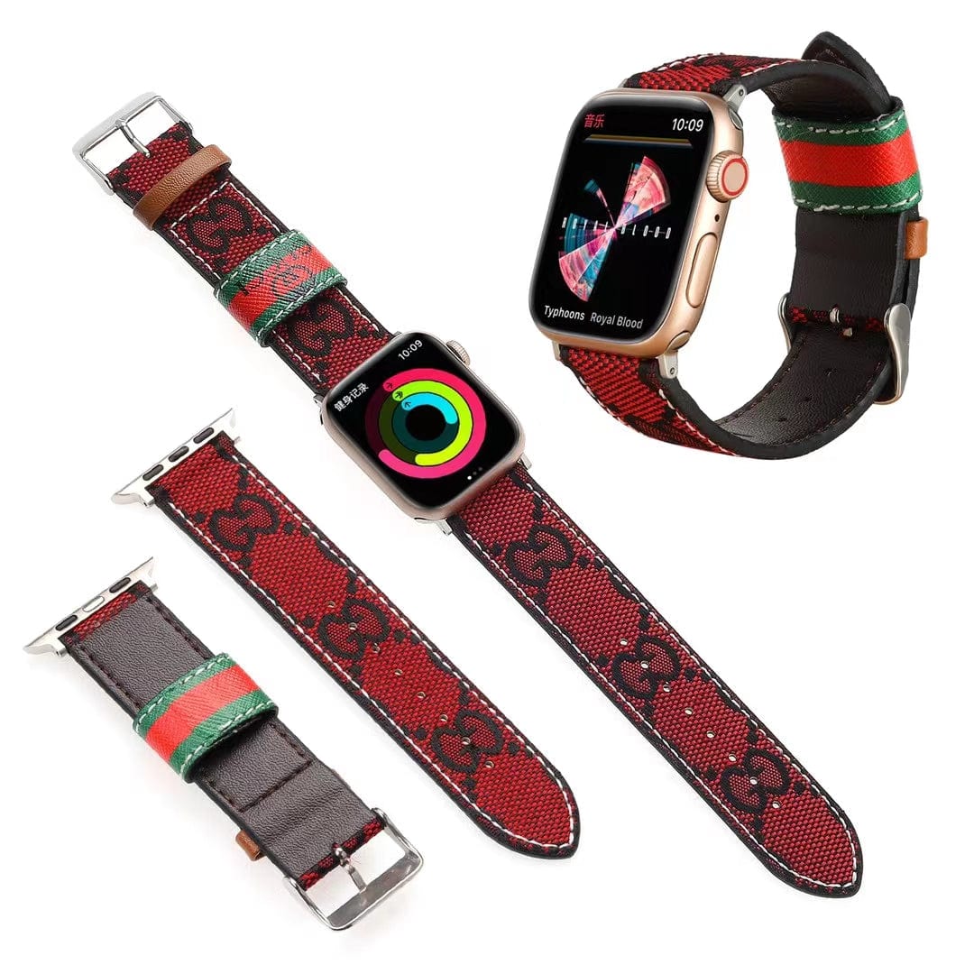 HypedEffects gucci Leather Watch Band 38/40/41/42/44/45/49 mm