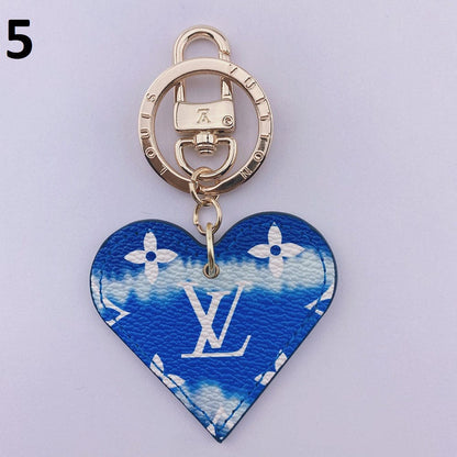 HypedEffects Heart louis vuitton And gucci Keychain | Heart Shaped Keychain