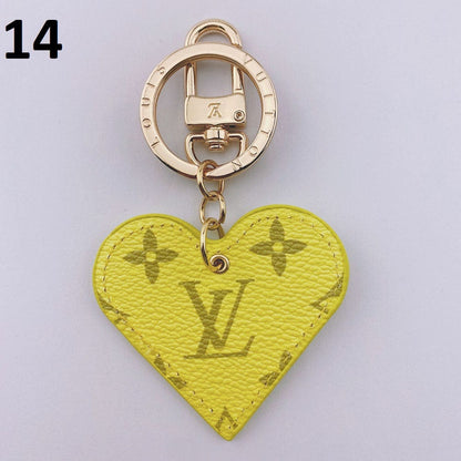 HypedEffects Heart louis vuitton And gucci Keychain | Heart Shaped Keychain