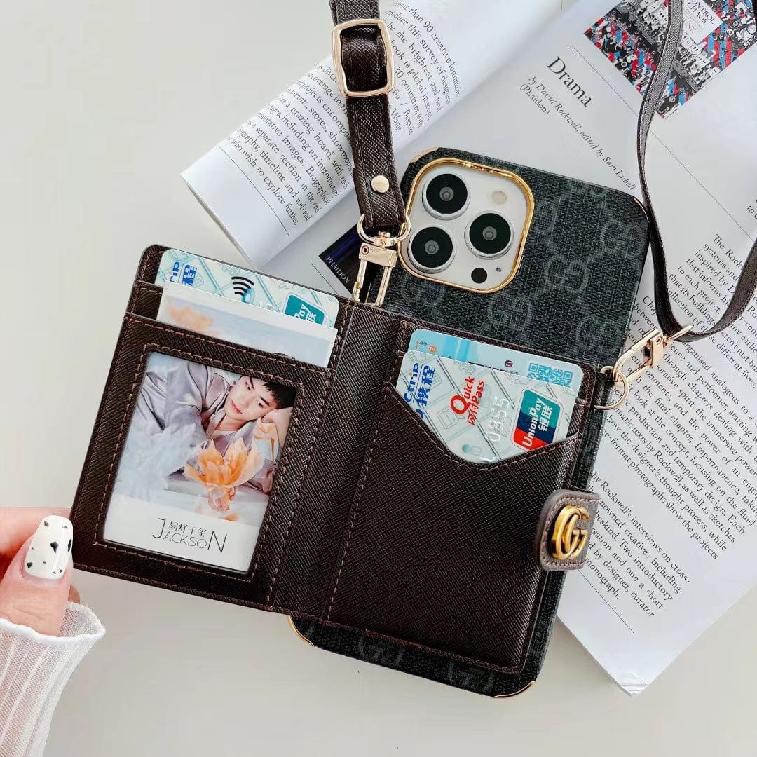 HypedEffects iphone 12 - 17 Pro Max Luxury Cross Body Case With iphone Case