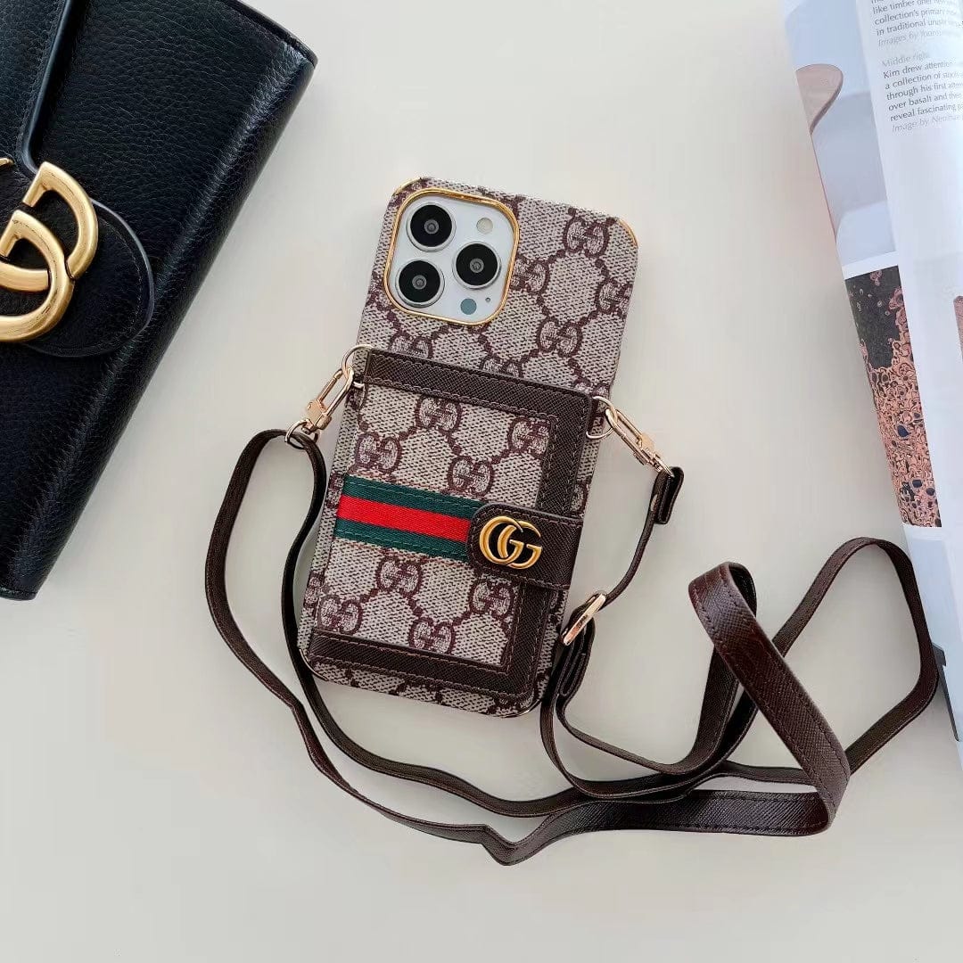 HypedEffects iphone 12 - 17 Pro Max Luxury Cross Body Case With iphone Case