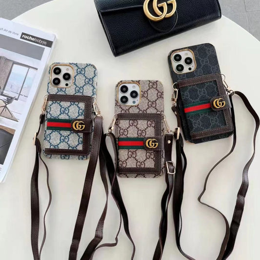 HypedEffects iphone 12 - 17 Pro Max Luxury Cross Body Case With iphone Case