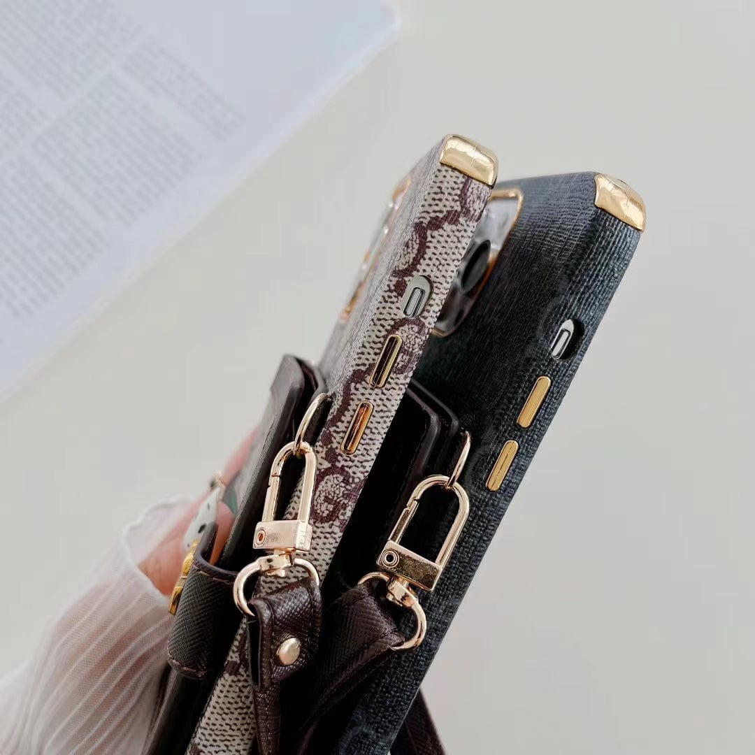 HypedEffects iphone 12 - 17 Pro Max Luxury Cross Body Case With iphone Case