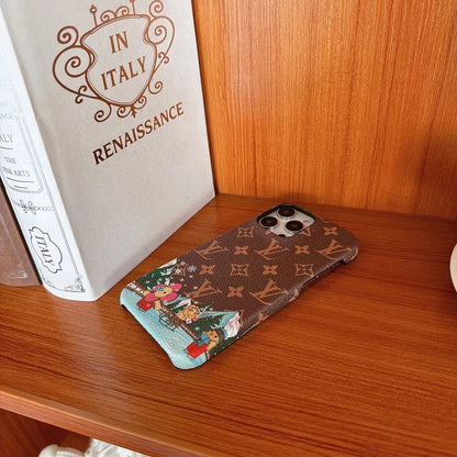 HypedEffects iPhone 12 - 17 Pro Max Luxury Leather Phone Case With Phone Protective Cover