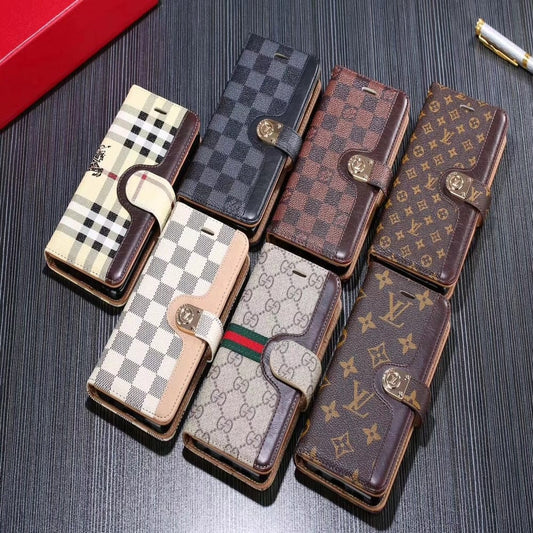 HypedEffects Leather Folio louis vuitton Phone Cases for iPhone 13 | iPhone 14 | iPhone 15