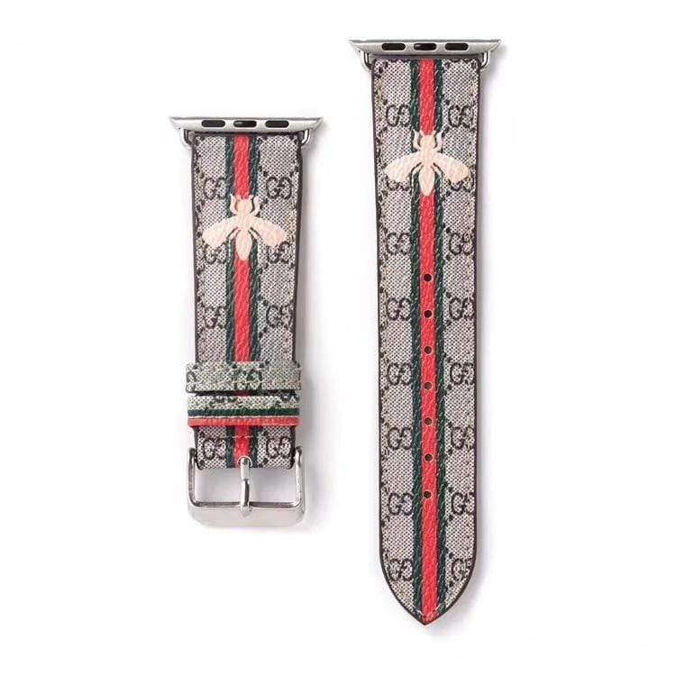 HypedEffects Leather gucci Watch Bands/Straps