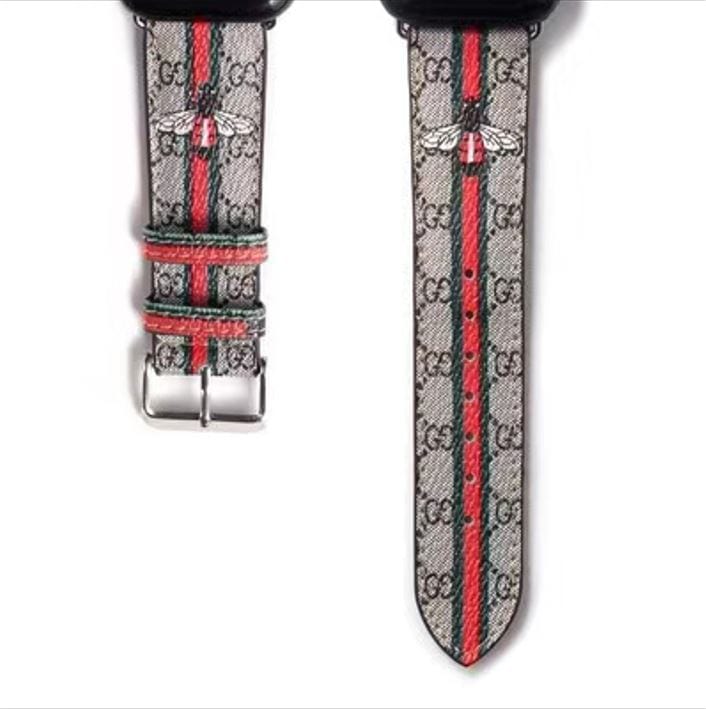 HypedEffects Leather gucci Watch Bands/Straps