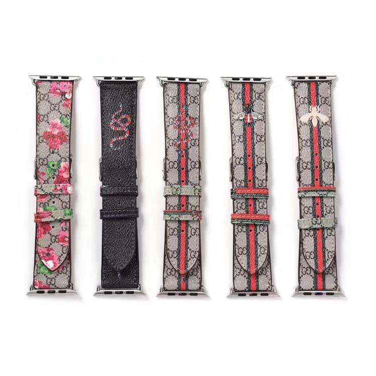 HypedEffects Leather gucci Watch Bands/Straps