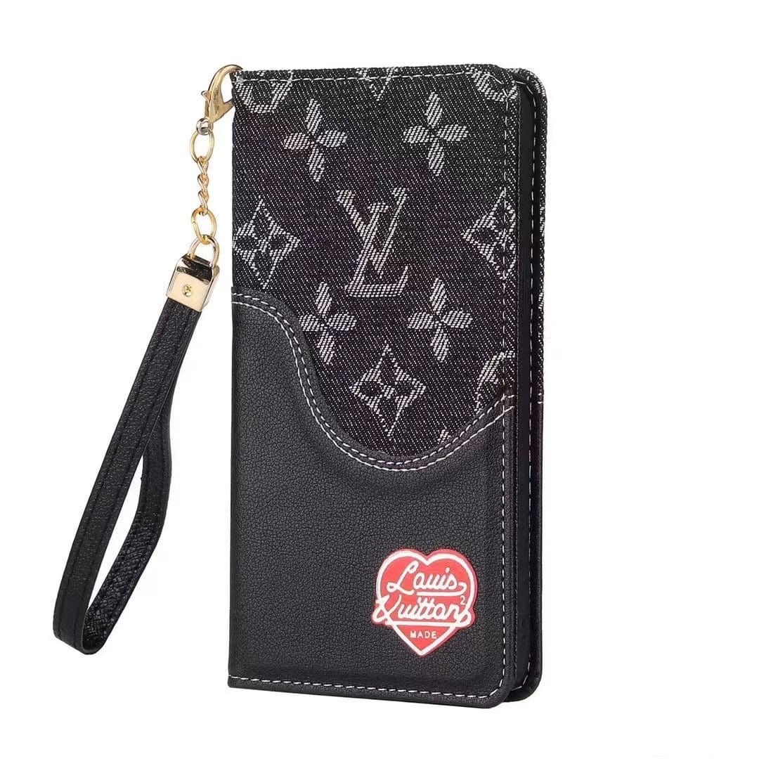 HypedEffects Leather louis vuitton Folio iPhone Cases