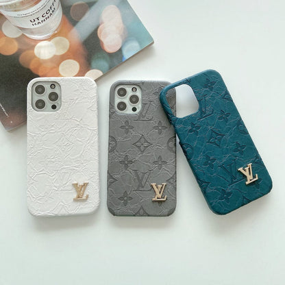 HypedEffects Leather louis vuitton iPhone 17 Cases