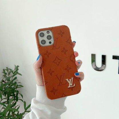 HypedEffects Leather louis vuitton iPhone 17 Cases