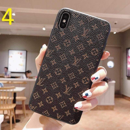 HypedEffects Leather louis vuitton Iphone Cases for iPhone 15 | iPhone 16 | iPhone 17