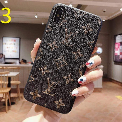 HypedEffects Leather louis vuitton Iphone Cases for iPhone 15 | iPhone 16 | iPhone 17