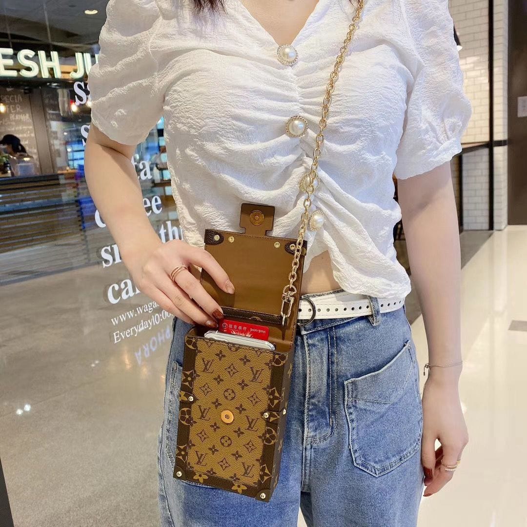 HypedEffects Leather louis vuitton Phone Bag (Phone Pouch)