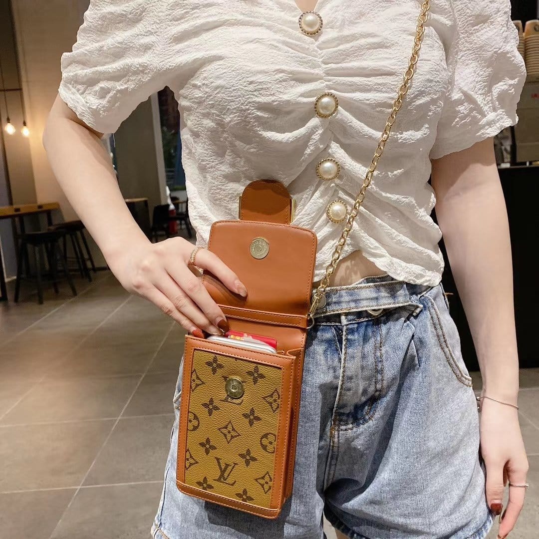 HypedEffects Leather louis vuitton Phone Bag (Phone Pouch)