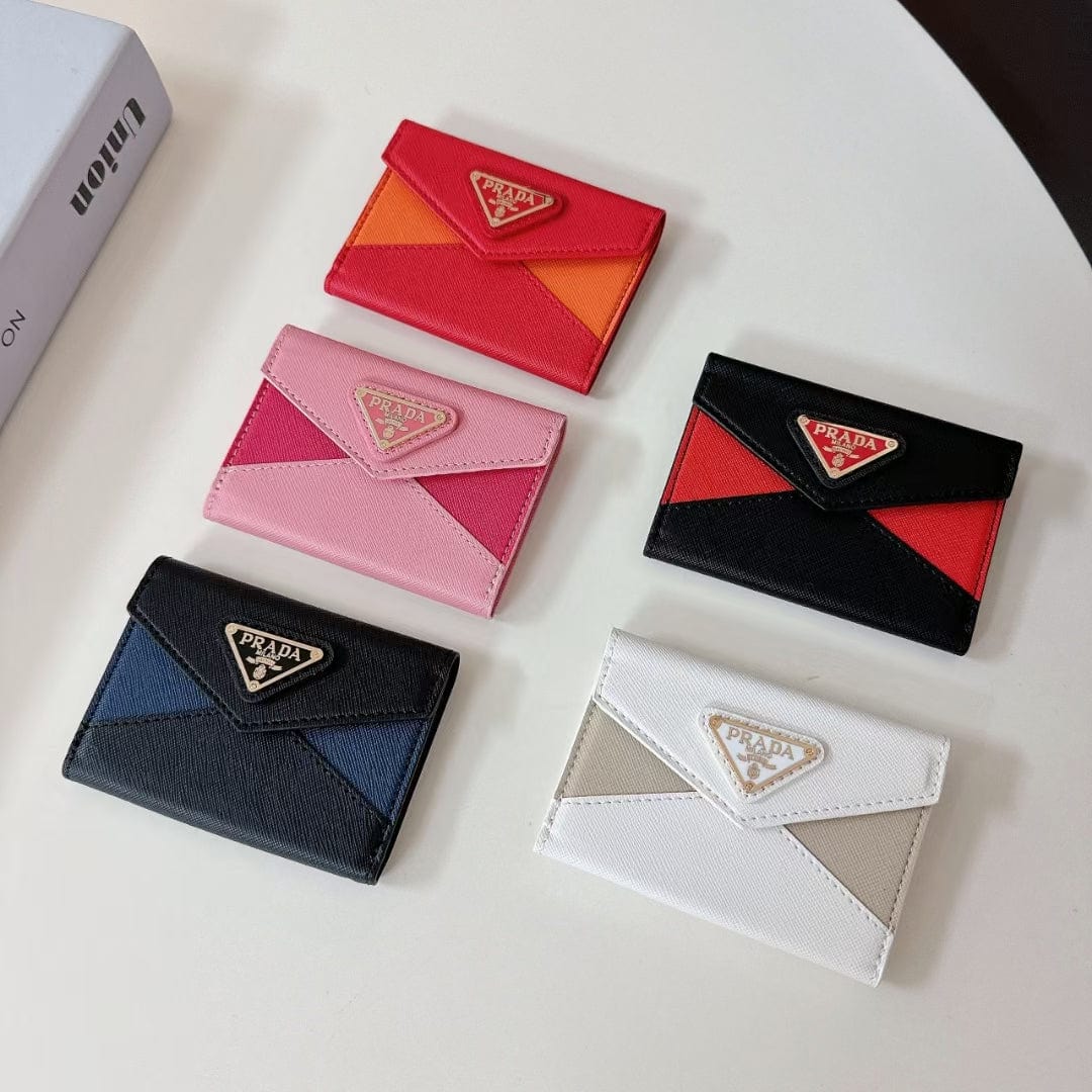 HypedEffects Leather Prada Card Holder Wallet