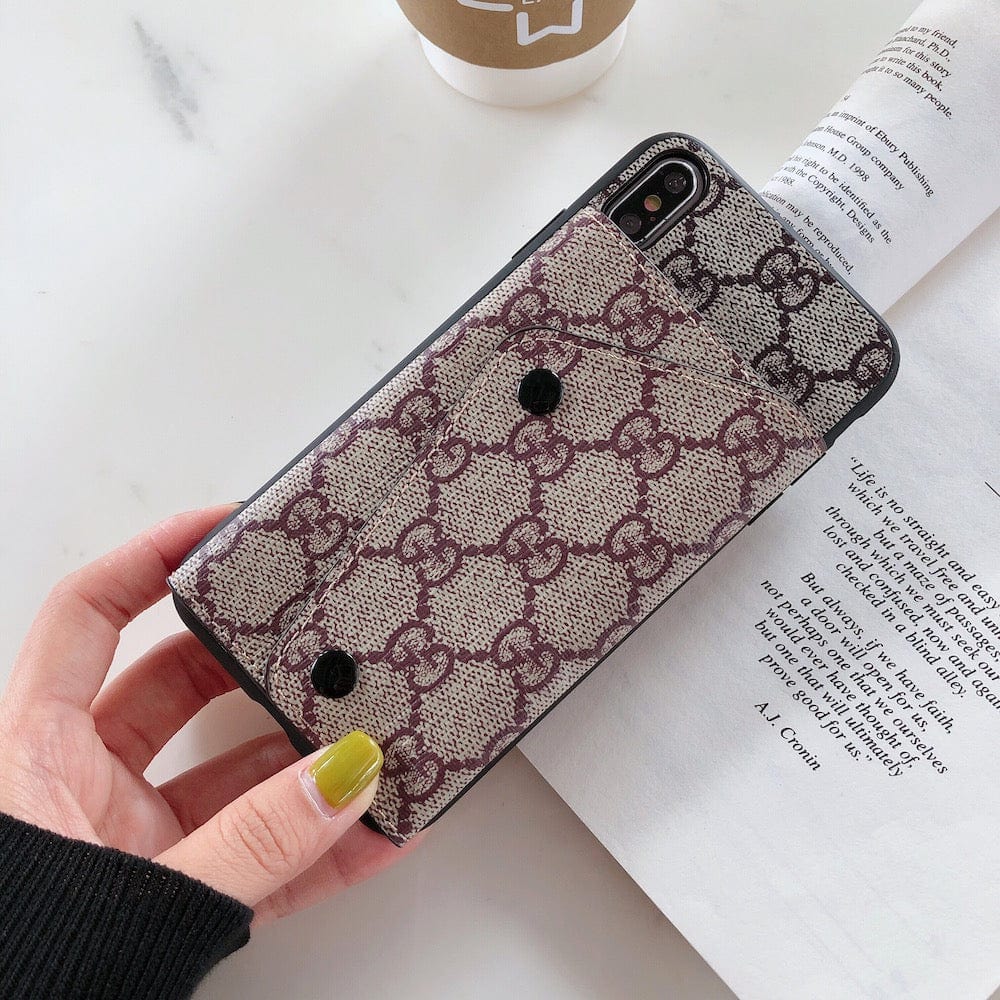 HypedEffects louis vuitton and gucci iPhone Cases with Integrated Wallet