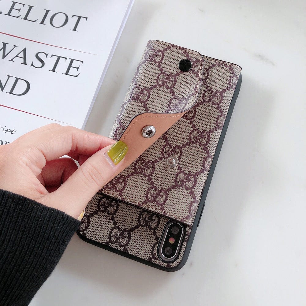 HypedEffects louis vuitton and gucci iPhone Cases with Integrated Wallet
