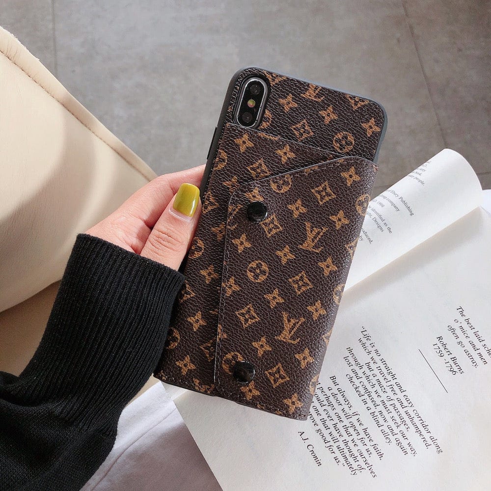 HypedEffects louis vuitton and gucci iPhone Cases with Integrated Wallet