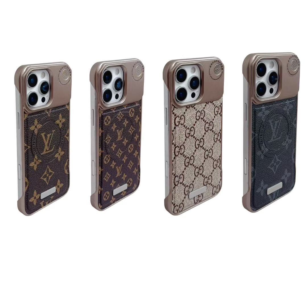 HypedEffects louis vuitton and gucci Luxury Protective Phone Case with Designer Monogram Back Cover