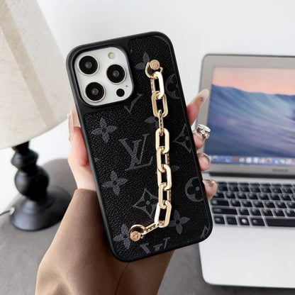 HypedEffects louis vuitton Chain-Accent Designer iPhone Cases