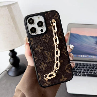 HypedEffects louis vuitton Chain-Accent Designer iPhone Cases