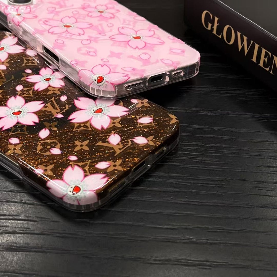 HypedEffects louis vuitton Cherry Blossom Monogram iPhone Case