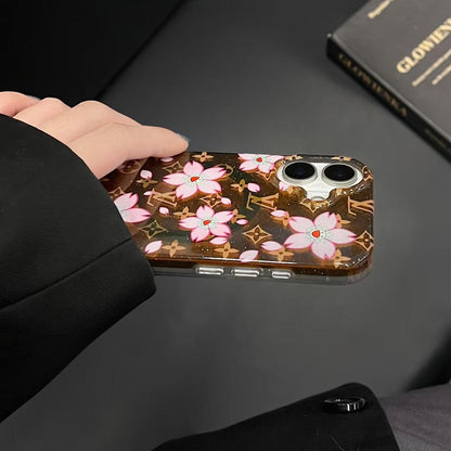HypedEffects louis vuitton Cherry Blossom Monogram iPhone Case