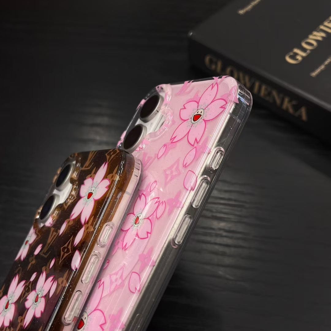 HypedEffects louis vuitton Cherry Blossom Monogram iPhone Case