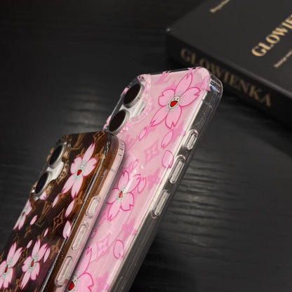 HypedEffects louis vuitton Cherry Blossom Monogram iPhone Case