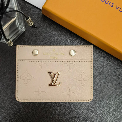 HypedEffects louis vuitton Colorful Leather Card Holder Wallet