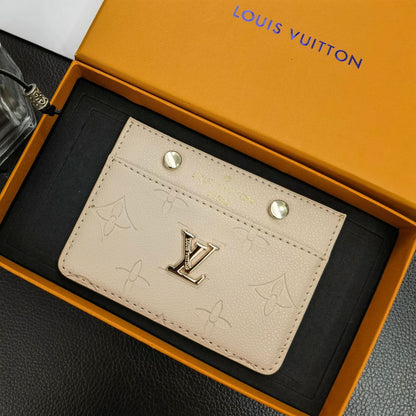 HypedEffects louis vuitton Colorful Leather Card Holder Wallet