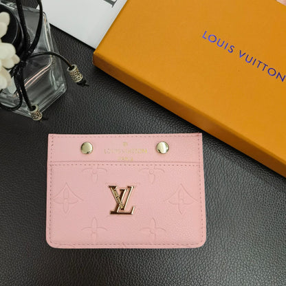 HypedEffects louis vuitton Colorful Leather Card Holder Wallet