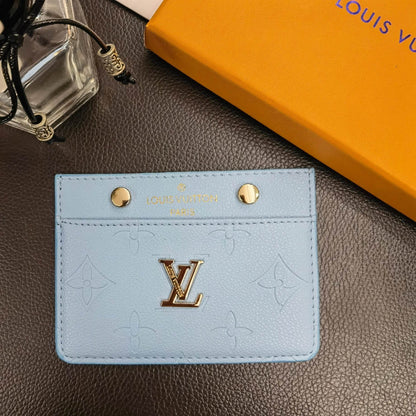 HypedEffects louis vuitton Colorful Leather Card Holder Wallet