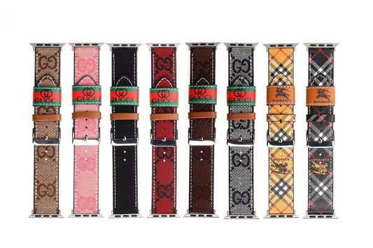 HypedEffects louis vuitton Durable Leather Watch Band 38/40/41/42/44/45/49 mm