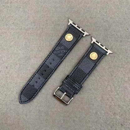 HypedEffects louis vuitton Elegant Leather Watch Band 38/40/41/42/44/45/49 mm