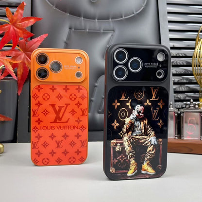 HypedEffects louis vuitton Graphic Monogram Luxury Phone Case for iPhone 14 to iPhone 17 Pro Max