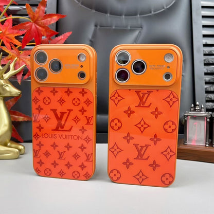 HypedEffects louis vuitton Graphic Monogram Luxury Phone Case for iPhone 14 to iPhone 17 Pro Max